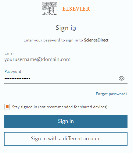 screenshot non-institutional credential