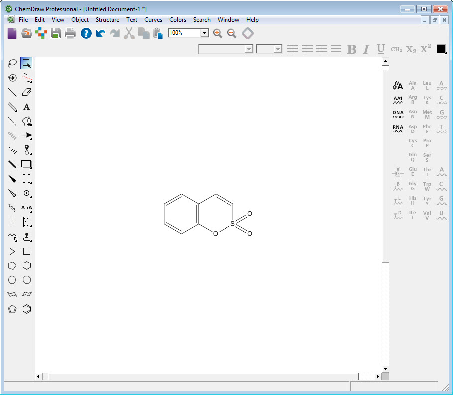 Structure drawing workflow | Reaxys Support Center