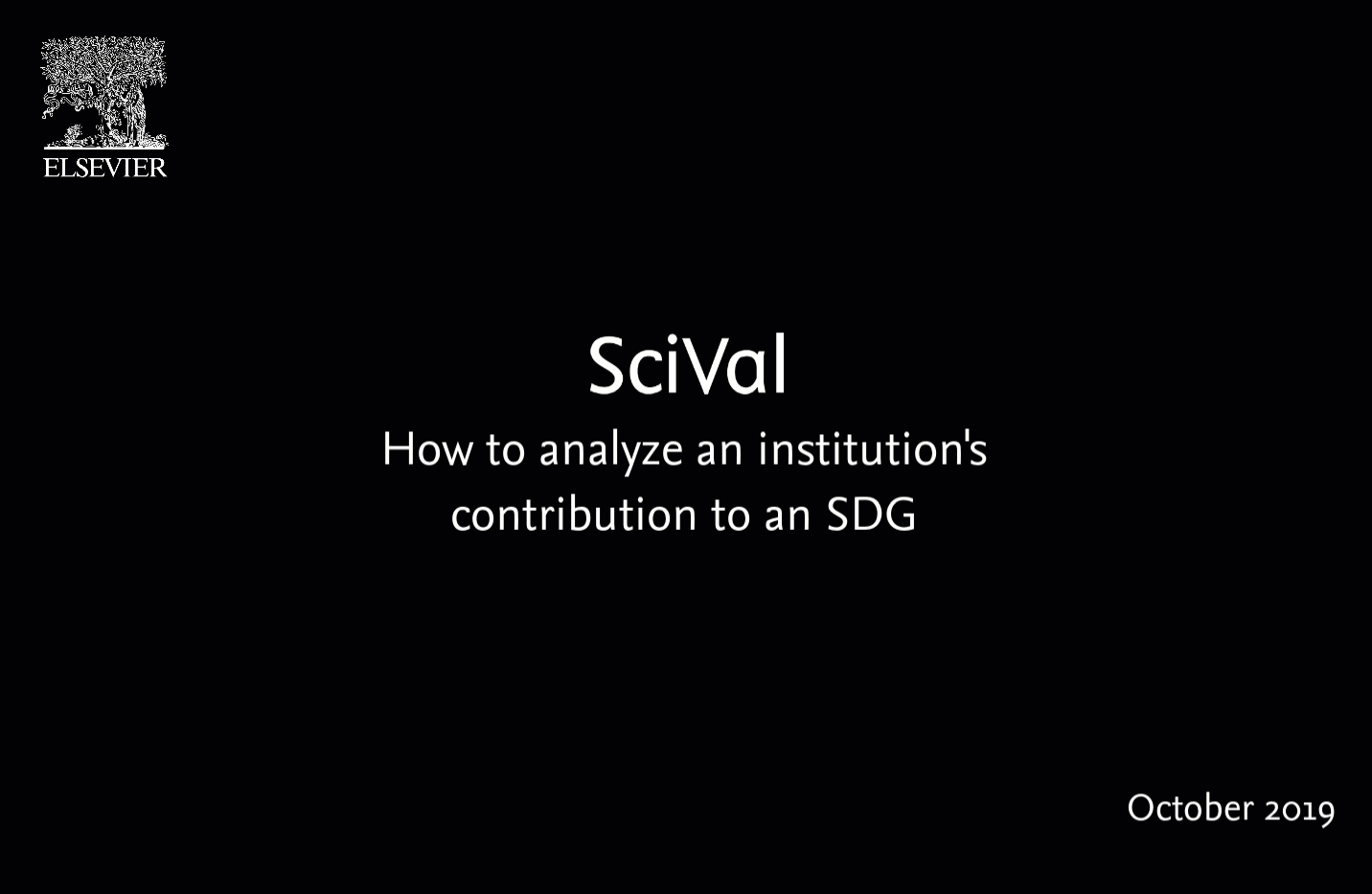 SciValで内のSDGを示すGIF