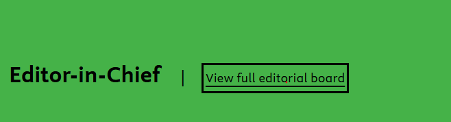 Screenshot of a page banner with a high contrast background in green