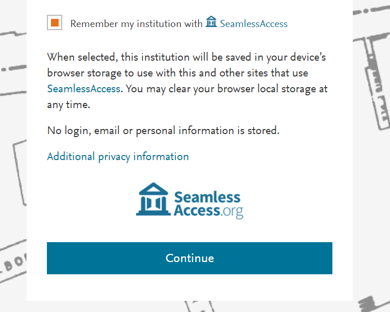 SeamlessAccess consent screen screenshot