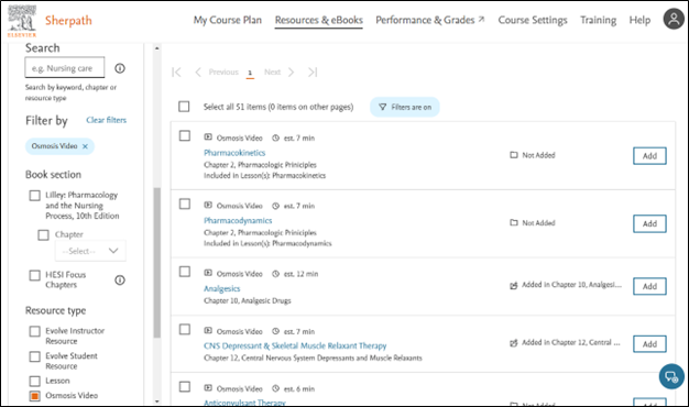 Sherpath Module How can I find the Osmosis videos in my Sherpath course? - Simulation ...
