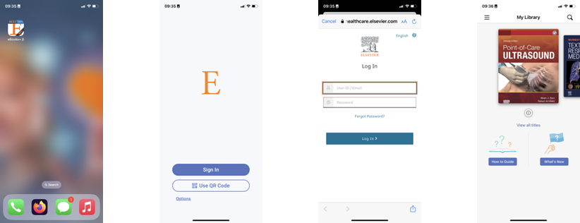 How can customers log into the eBooks+ app? - Evolve Support Center