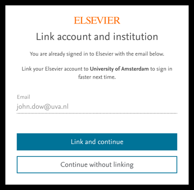 Restoring your saved data on Elsevier Platforms | Elsevier Access ...